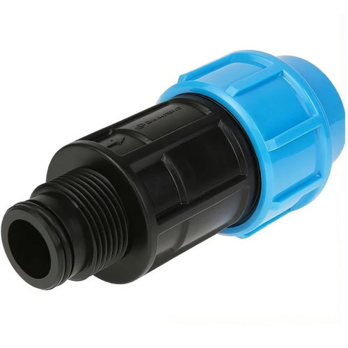 Клапан обратный поворотный резьб. 1", PN13, Джилекс, пластик, затвор-пластик