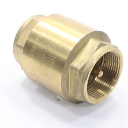 Клапан обратный осевой резьб. 1 1/2", PN18, ITAP EUROPA, латунь, затвор-сталь нержавеющая