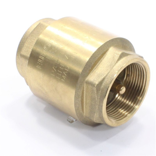 Клапан обратный осевой резьб. 1 1/2", PN18, ITAP EUROPA, латунь, затвор-сталь нержавеющая