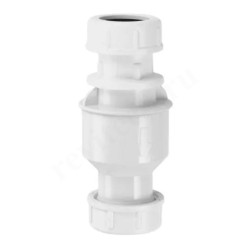 Клапан обратный подъемный обжим DN19, PN1, McAlpine, полипропилен, затвор-сталь нержавеющая