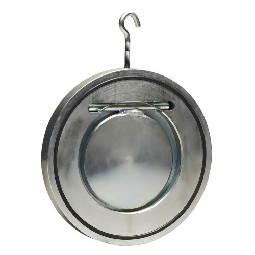 Клапан обратный одностворчатый для сточных вод межфланц. DN100, PN16, ADL ГРАНЛОК ЗОП, сталь, затвор