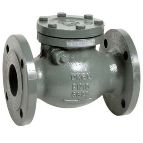 Клапан обратный одностворчатый фланц. DN80, PN16, Tecofi CB3243, чугун, затвор-чугун