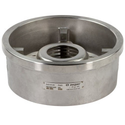 Клапан обратный осевой межфланц. DN40, PN40, Ридан NVD 812R, сталь нержавеющая, затвор-сталь коррози