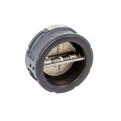 Клапан обратный двустворчатый межфланц. DN250, PN16, Ридан ЗОД, чугун, затвор-сталь нержавеющая