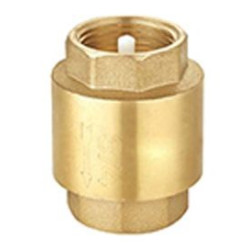 Клапан обратный осевой резьб. 1", PN16, Tecofi CA1103, латунь, затвор-ABS пластик