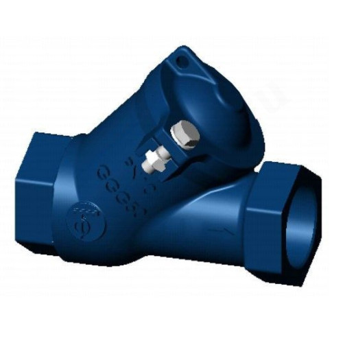 Клапан обратный шаровой резьб. 2", PN10, Tecofi CBL4141, чугун, затвор-чугун ковкий