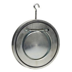 Клапан обратный одностворчатый для сточных вод межфланц. DN125, PN16, ADL ГРАНЛОК ЗОП, сталь, затвор