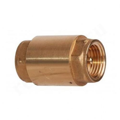 Клапан обратный осевой резьб. 1", PN10, Джилекс, латунь, затвор-латунь