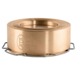 Клапан обратный осевой для сточных вод межфланц. DN80, PN16, ADL ГРАНЛОК CVS16, бронза, затвор-сталь