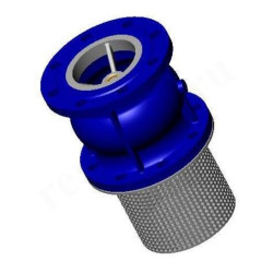 Клапан обратный осевой фланц. DN125, PN16, Tecofi CC3241, чугун, затвор-чугун ковкий