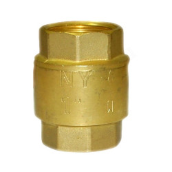 Клапан обратный осевой резьб. 3/8", PN16, ADL Standard Hidraulica NY, латунь, затвор-латунь