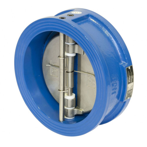 Клапан обратный двустворчатый межфланц. DN250, PN16, Tecofi CB3448 N, чугун, затвор-чугун ковкий