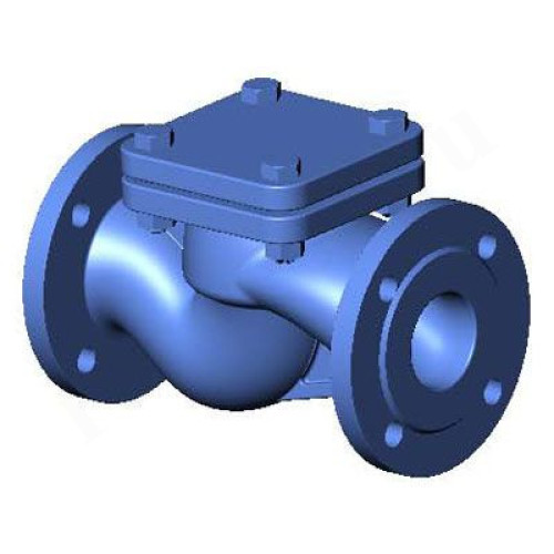 Клапан обратный подъемный фланц. DN50, PN16, Tecofi CS3240, чугун, затвор-чугун