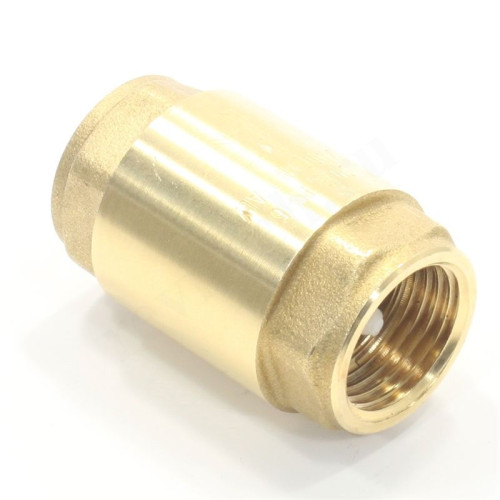 Клапан обратный осевой резьб. 1/2", PN16, General Fittings 7Y00 R7, латунь, затвор-пластик