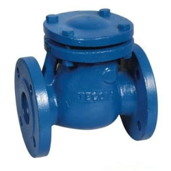 Клапан обратный одностворчатый фланц. DN300, PN10, Tecofi CB3240, чугун, затвор-чугун