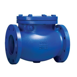 Клапан обратный поворотный для сточных вод фланц. DN125, PN16, ADL ГРАНЛОК RD30, чугун, затвор-чугун