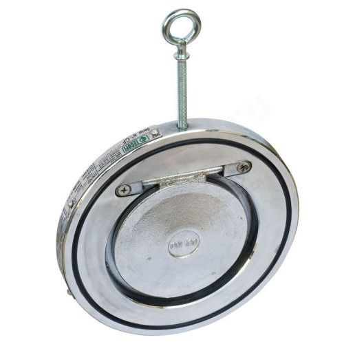 Клапан обратный одностворчатый межфланц. DN40, PN16, Tecofi CB5440, сталь оцинкованная, затвор-сталь