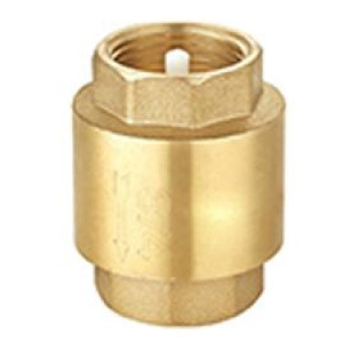 Клапан обратный осевой резьб. 3/4", PN16, Tecofi CA1103, латунь, затвор-ABS пластик