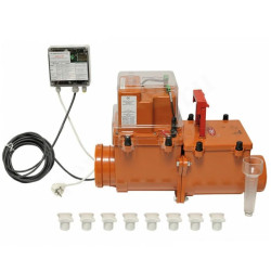 Клапан обратный подъемный раструб DN110, PN1, HL, пластик, затвор-сталь нержавеющая