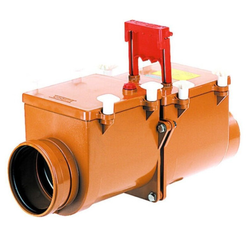 Клапан обратный подъемный раструб DN110, PN1, HL, пластик, затвор-сталь нержавеющая