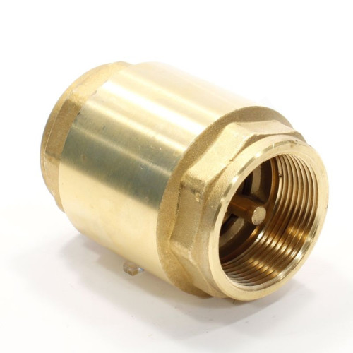 Клапан обратный осевой резьб. 1 1/2", PN35, General Fittings 7Y00 J7, латунь, затвор-латунь