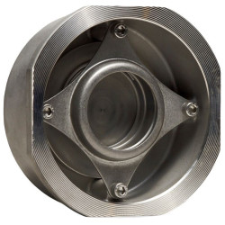 Клапан обратный осевой межфланц. DN15, PN40, ADL ГРАНЛОК CVS40, сталь нержавеющая, затвор-сталь нерж