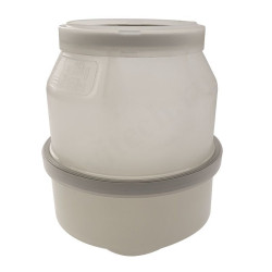 Клапан обратный раструб-труба DN80, PN1, Vaillant, полипропилен, затвор-полипропилен