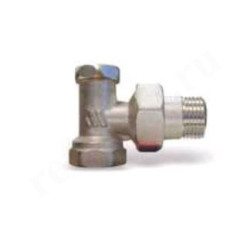 Клапан запорный 1/2", PN10, Watts 193R, угловой