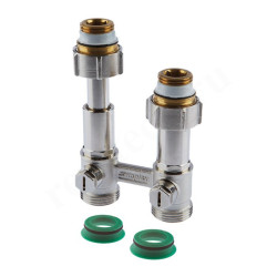 Узел нижнего подключения 1/2"-3/4", PN10, Simplex EXCLUSIV ET1/50, прямой