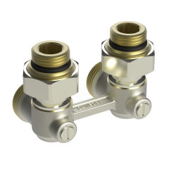 Узел нижнего подключения 1/2"-3/4", PN10, Ридан LV-KB, угловой