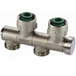 Узел нижнего подключения 1/2"-3/4", PN10, Simplex VarioCon FE2, универсальный