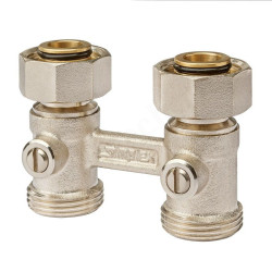 Узел нижнего подключения 3/4", PN10, Simplex Standard D2/50, прямой