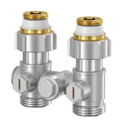 Узел нижнего подключения 1/2"-3/4", PN10, Simplex EXCLUSIV D1/50, прямой