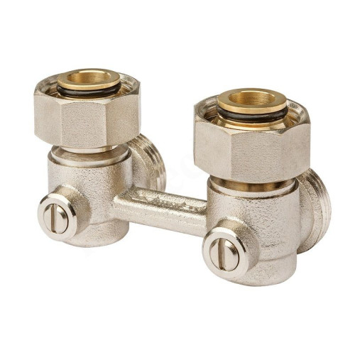 Узел нижнего подключения 3/4", PN10, Simplex Standard E2/50, угловой