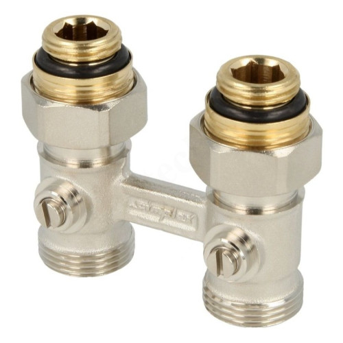 Узел нижнего подключения 1/2"-3/4", PN10, Simplex Standard D1/50, прямой