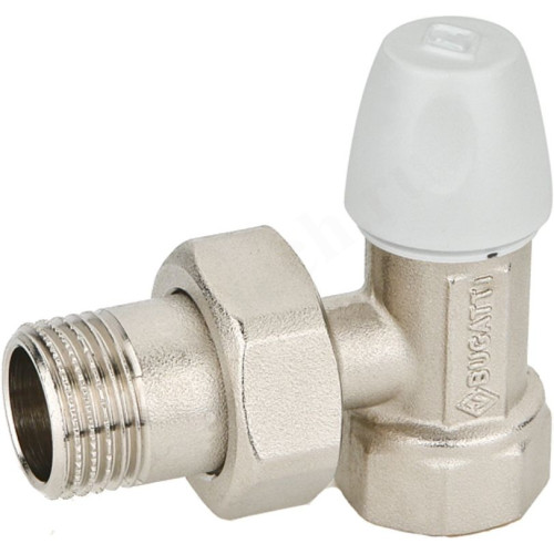 Клапан запорный 3/4", PN10, Bugatti DALLAS 8807, угловой