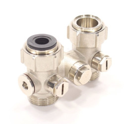 Узел нижнего подключения 3/4", PN10, Simplex EXCLUSIV D2/50, прямой