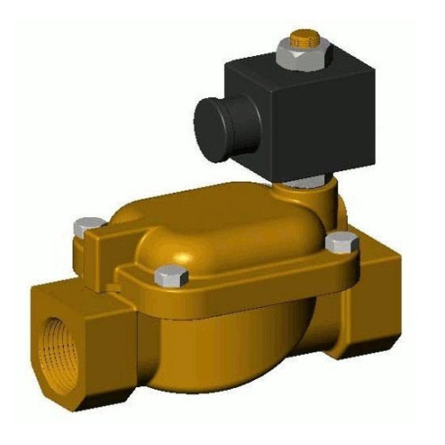 Клапан электромагнитный Н.О., 1", PN20, Tecofi EV1141 эл/м катушка, 230В