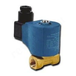 Клапан электромагнитный Н.З., 3/8", PN15, Tecofi EV1142, FPM эл/м катушка, 230В