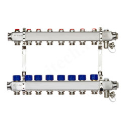 Коллектор Ридан SSM-R 8 1"х3/4", 8вых., сталь нерж., в сборе
