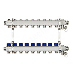 Коллектор Ридан SSM-R 9 1"х3/4", 9вых., сталь нерж., в сборе
