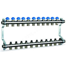 Коллектор Watts HKV 2010-VA 1"х3/4", 11вых., c клапанами, сталь нерж., (компл)