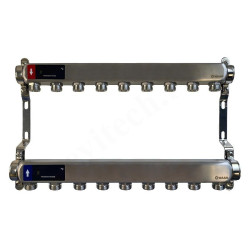 Коллектор WAAG 1"х3/4", 9вых., сталь нерж.