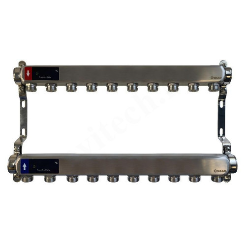 Коллектор WAAG 1"х3/4", 10вых., сталь нерж.