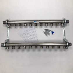 Коллектор Watts HLV2000-VA VA11 1"х3/4", 11вых., сталь нерж., (компл)