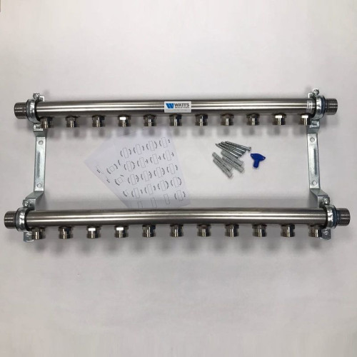Коллектор Watts HLV2000-VA VA11 1"х3/4", 11вых., сталь нерж., (компл)