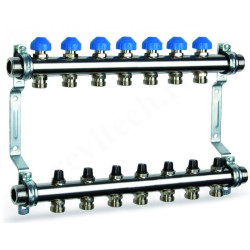 Коллектор Watts HKV 2010-VA 1"х3/4", 7вых., c клапанами, сталь нерж., (компл)
