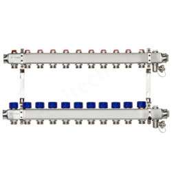 Коллектор Ридан SSM-R 11 1"х3/4", 11вых., сталь нерж., в сборе