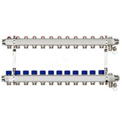 Коллектор Ридан SSM-R 12 1"х3/4", 12вых., сталь нерж., в сборе