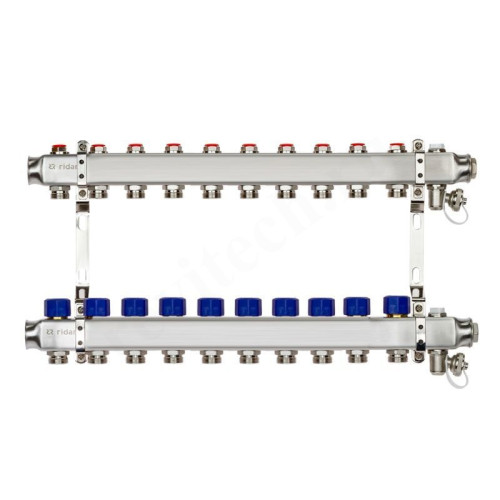 Коллектор Ридан SSM-R 10 1"х3/4", 10вых., сталь нерж., в сборе